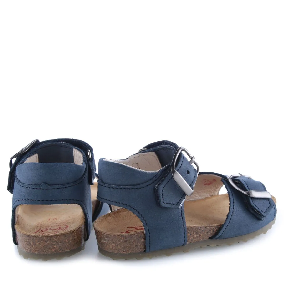 (2713-10 / 2714-10 / 2714-7) Emel navy blue velcro sandals