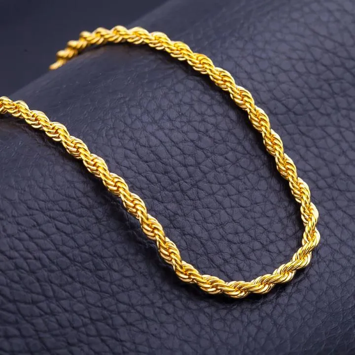 3MM Gold Rope Chain