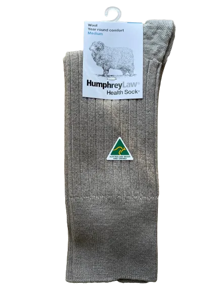 95% Pure Wool Health Socks - Size Medium - Navy | Charcoal |  Antelope | Black [See order instructions in description below]