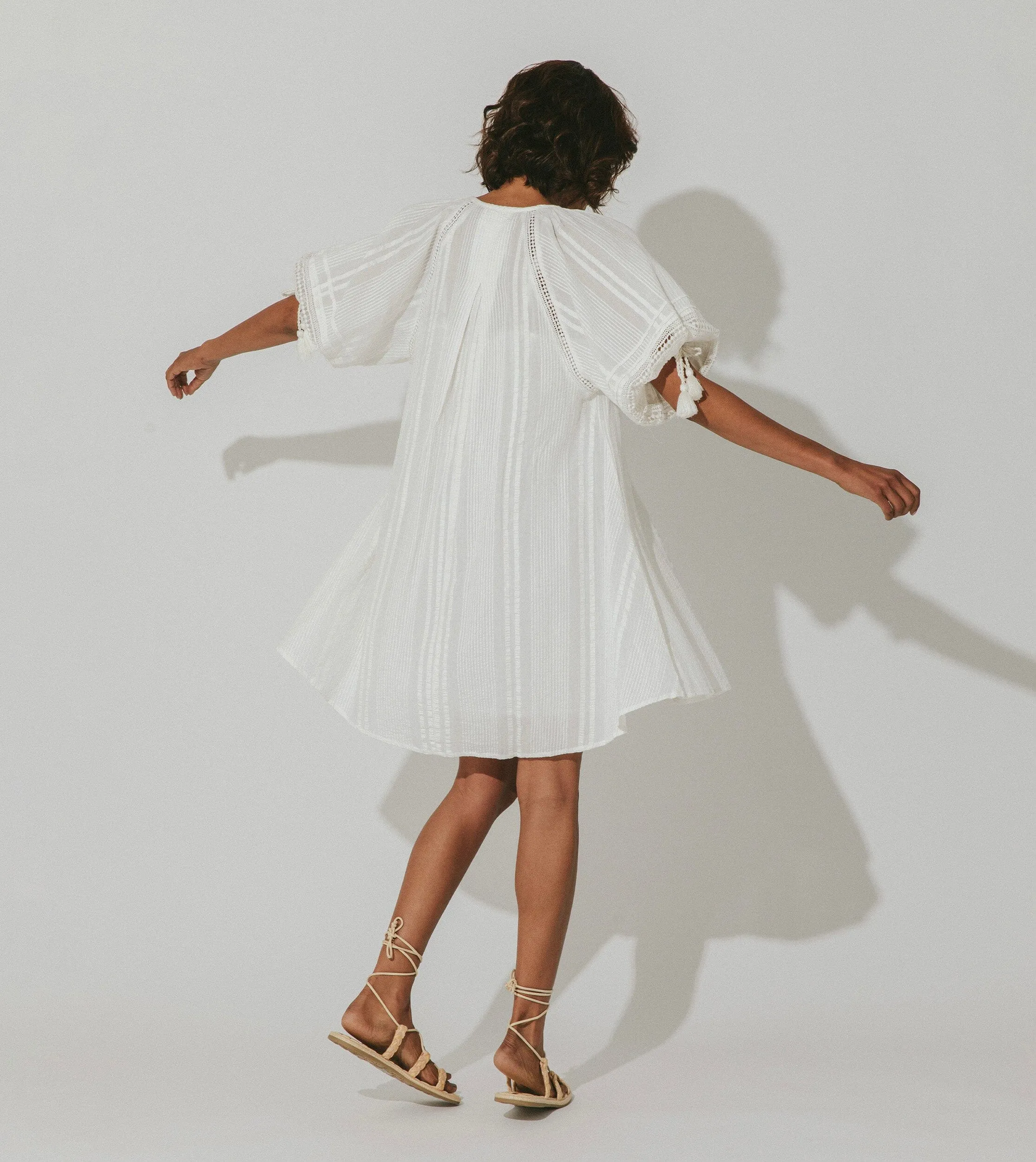 Alba Mini Dress | Ivory