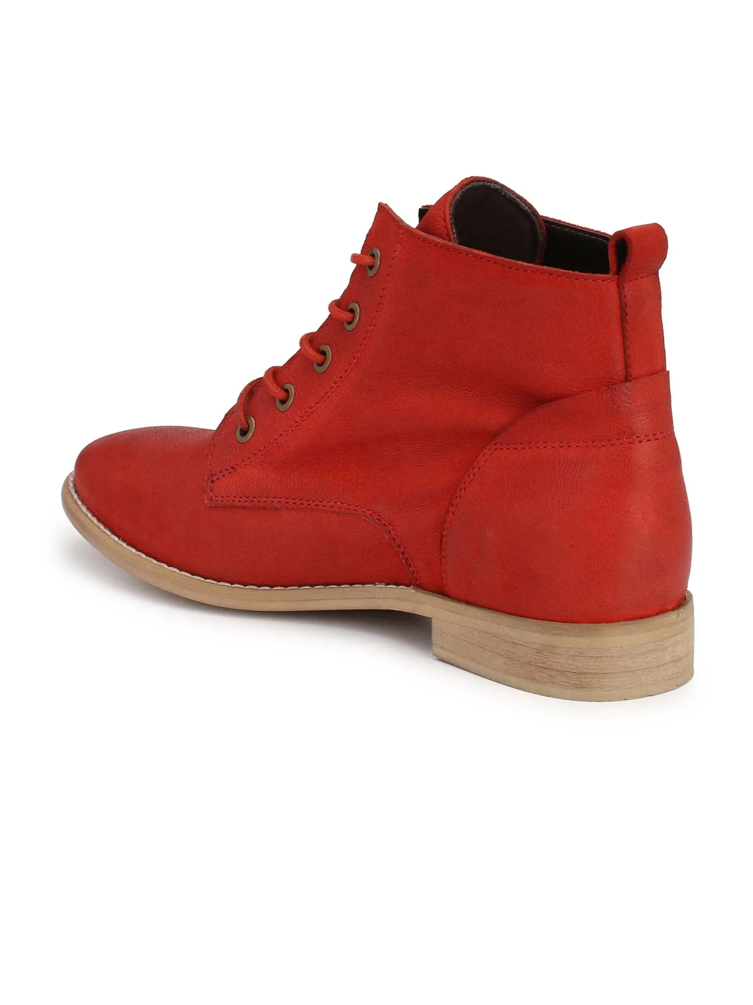 Alberto Torresi Flaming Red Women’S Ankle Boots