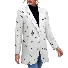 All Over Print Women's Blazer Women's casual suit