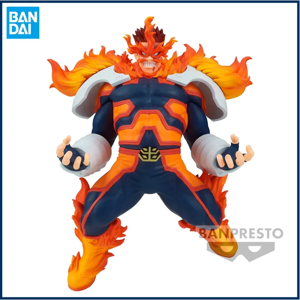 Anime Figures My Hero Academia Endeavour THE AMAZING HEROES-PLUS-vol.3 PVC Action Figures Bandai Toys 17cm