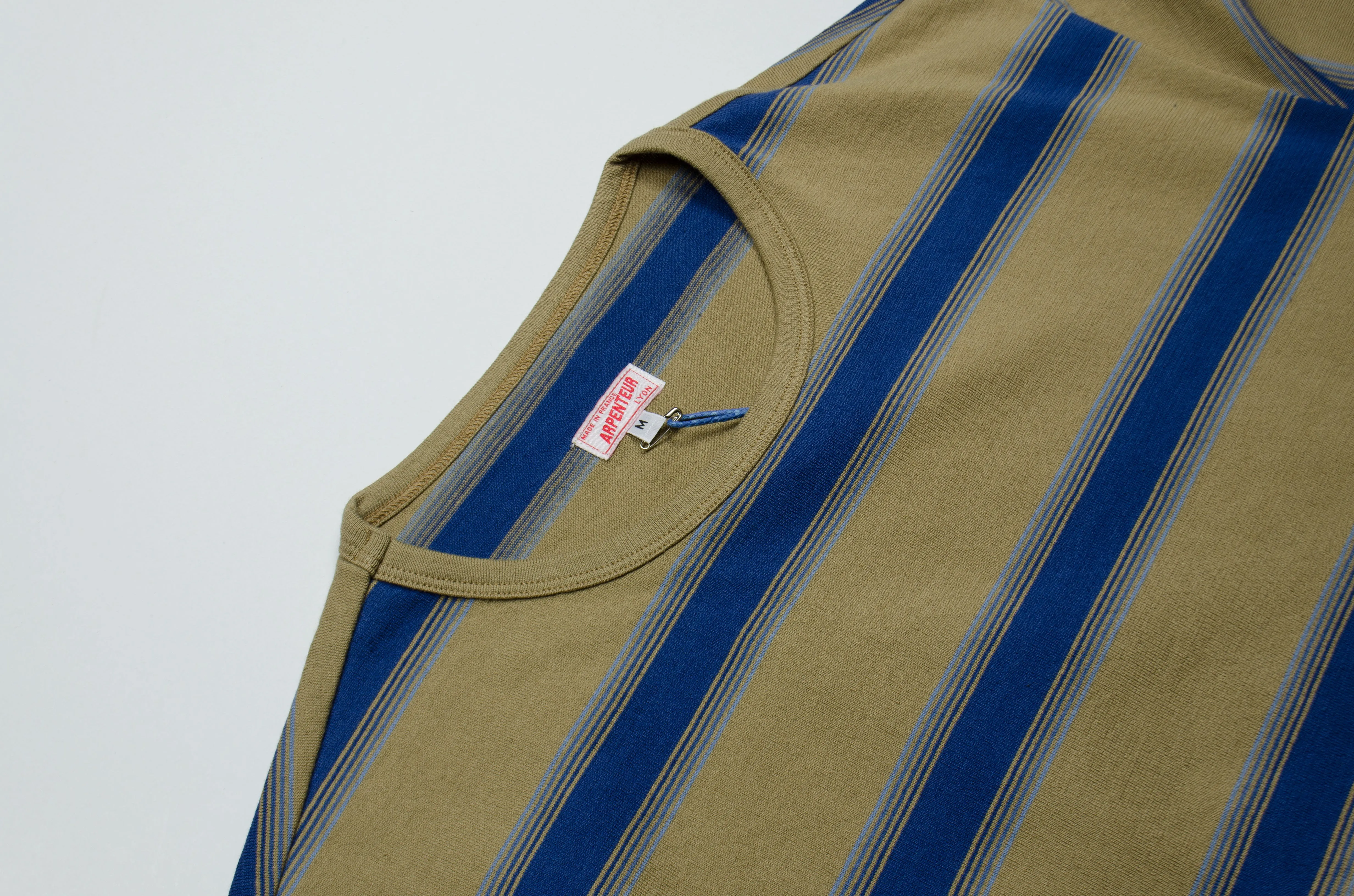 Arpenteur - Match T-shirt - Sand / Quadruple Blue