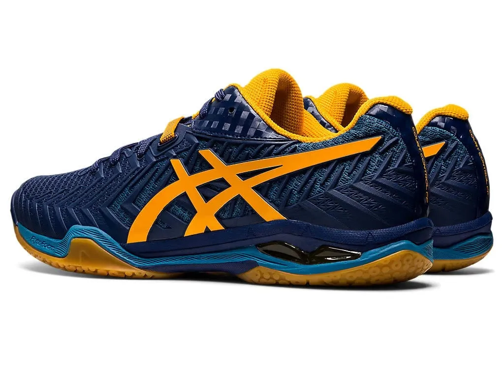 Asics Court Control FF 2 Badminton Shoe - Deep Ocean/Amber