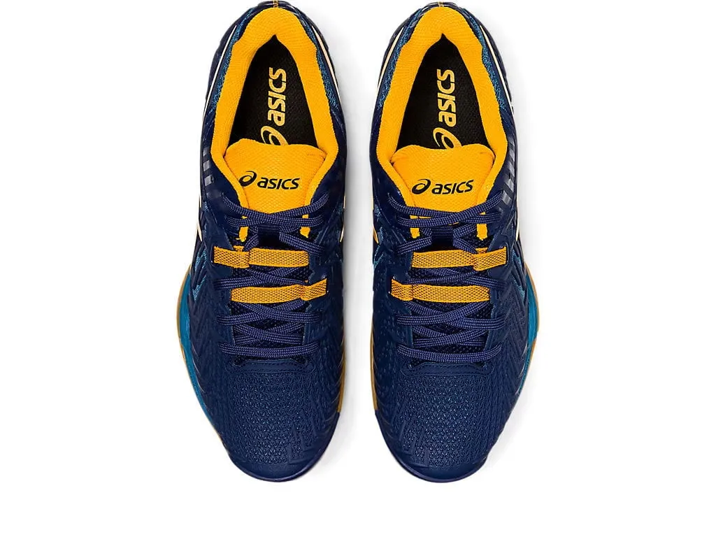 Asics Court Control FF 2 Badminton Shoe - Deep Ocean/Amber