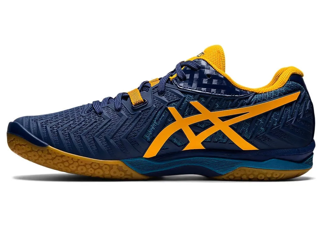 Asics Court Control FF 2 Badminton Shoe - Deep Ocean/Amber