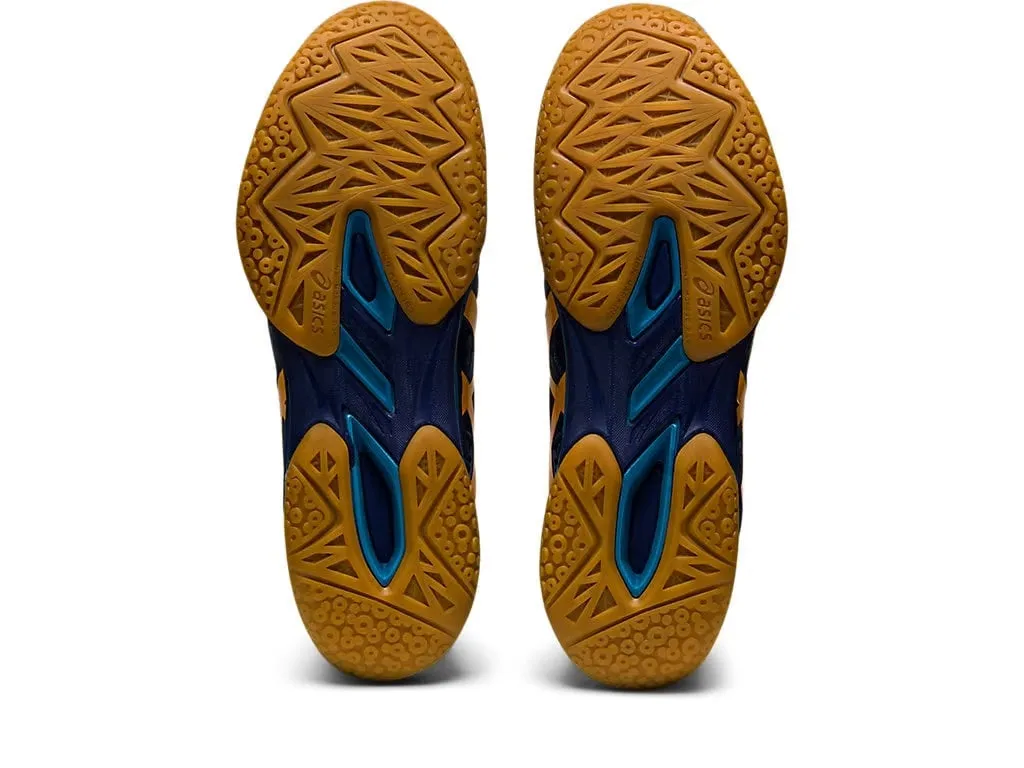 Asics Court Control FF 2 Badminton Shoe - Deep Ocean/Amber