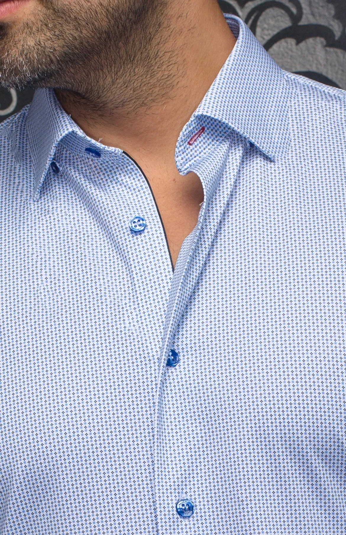 Au Noir Stretch Shirt | Alexander-Star Blue