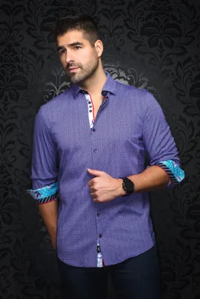 Au Noir Stretch Shirt | Zioni Lavender