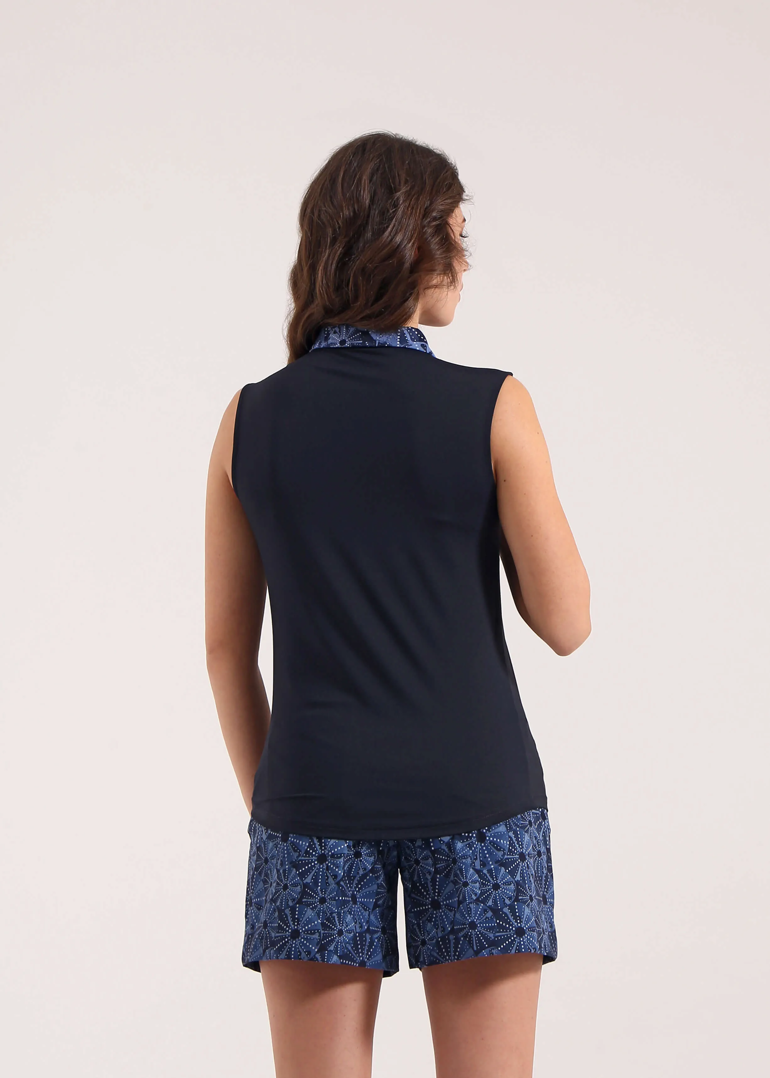 AZULES | LIGHTWEIGHT SUNBLOCK® SLEEVELESS JERSEY POLO