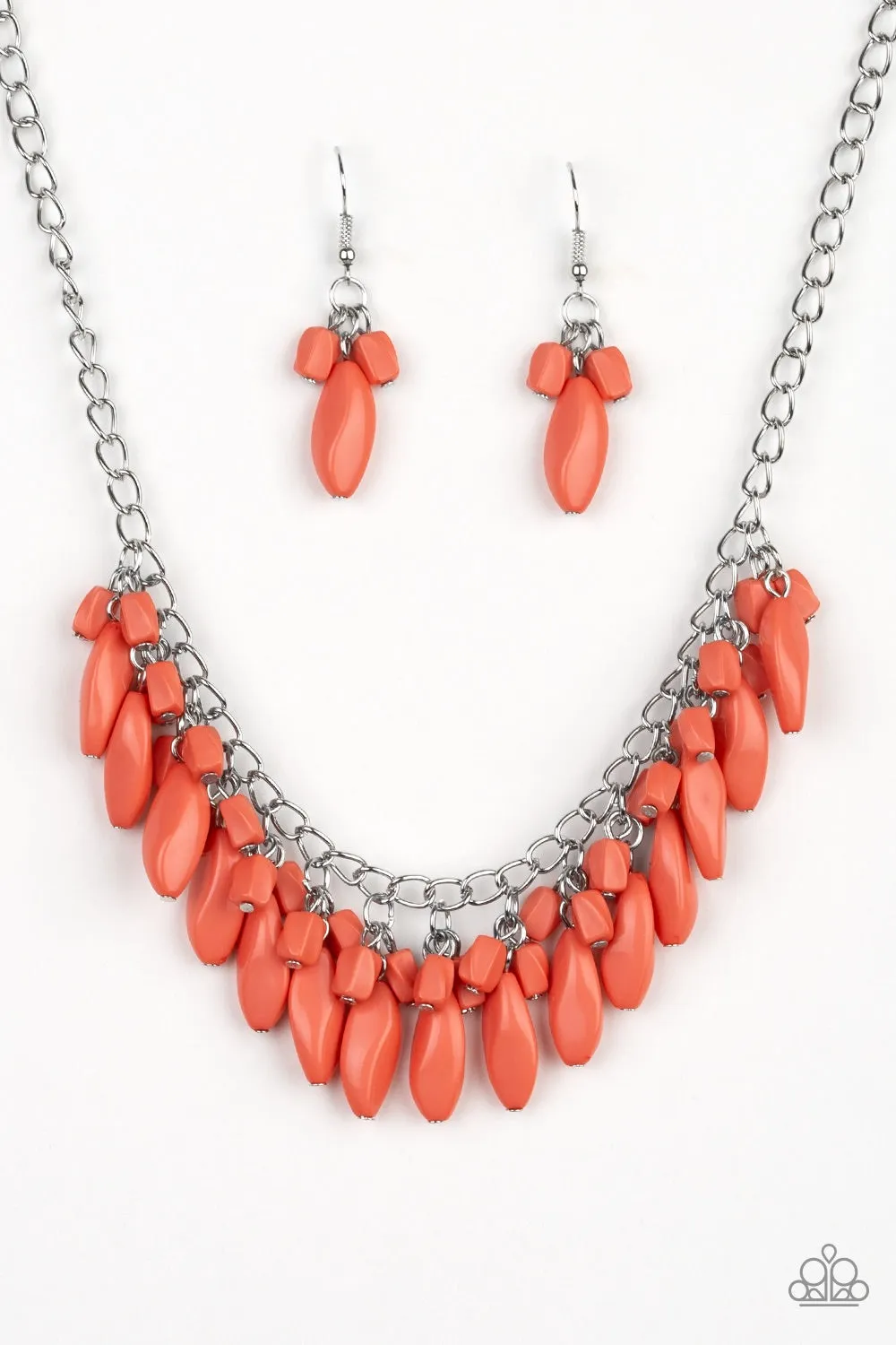 Bead Binge Orange-Necklace