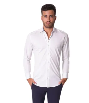 Bertigo Shirt | Ian-05 Solid White