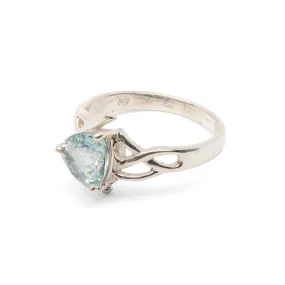 Beryl var. Aquamarine, Sterling Silver - Ring