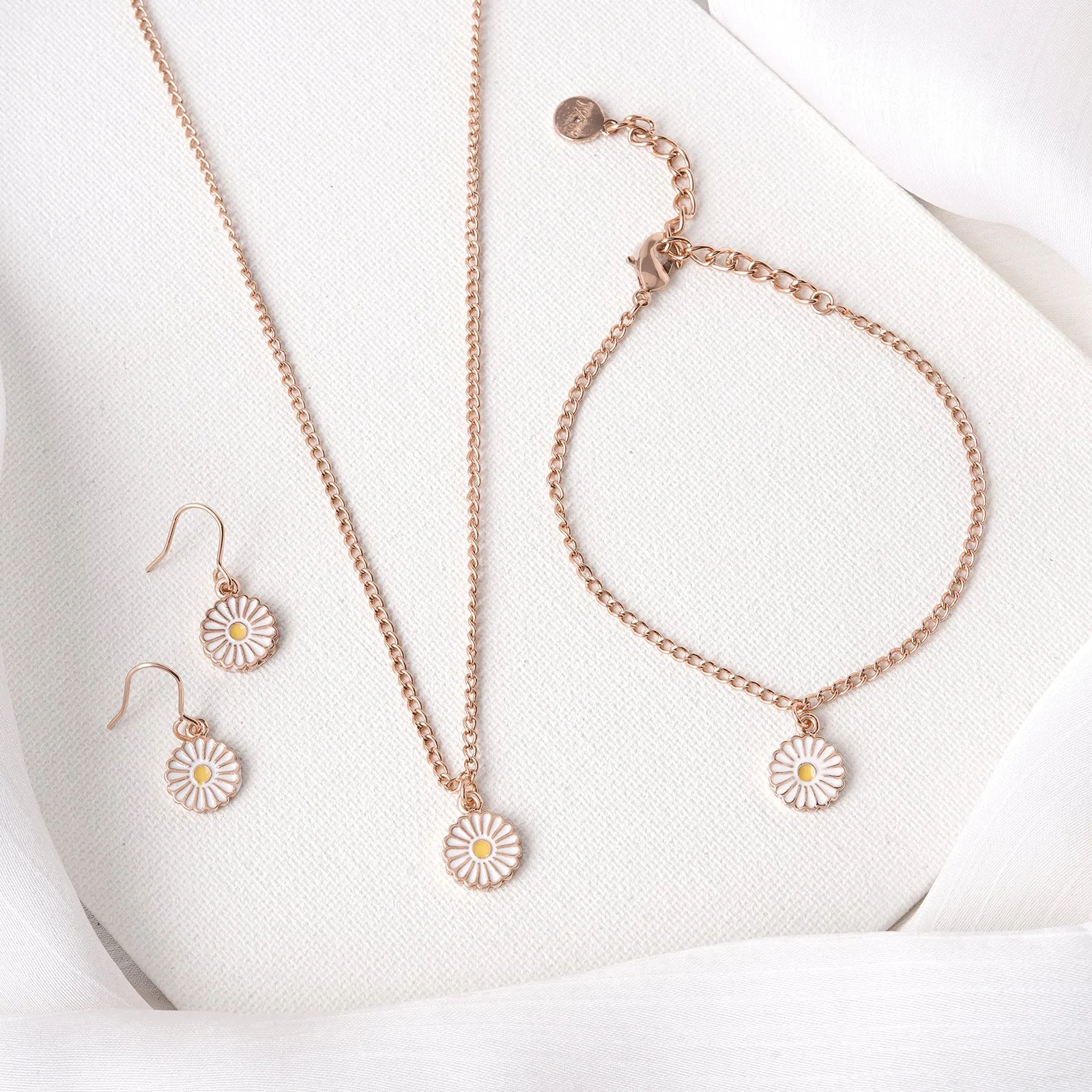 Blooming Rosegold Charm Set