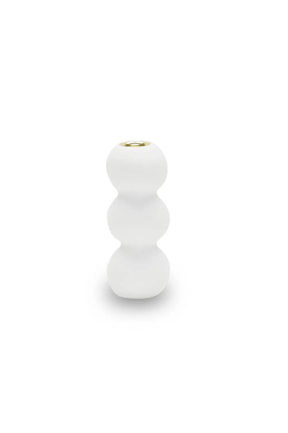 BUBBLE Medium Candleholder in White