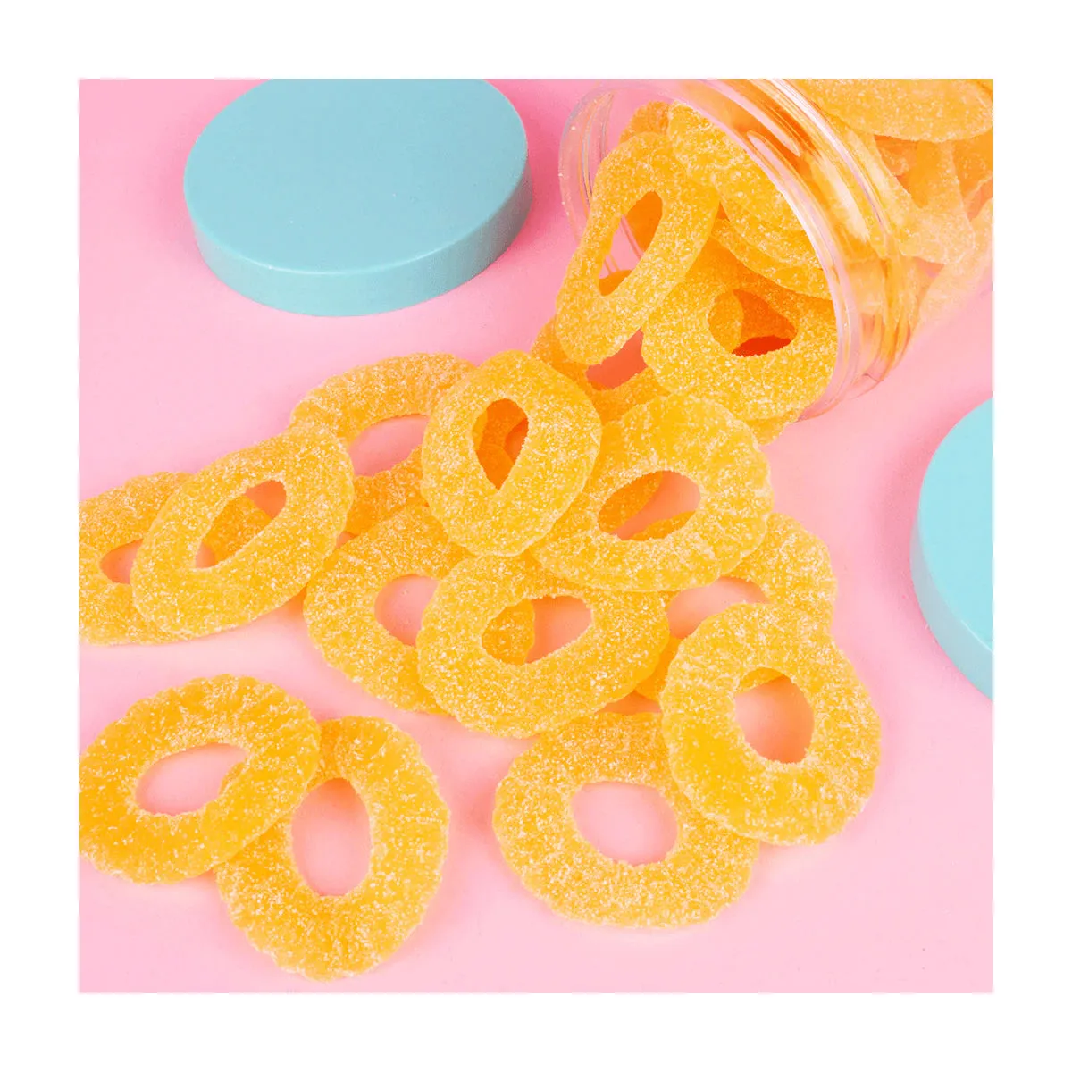 Candy Club Pineapple Rings Gummy Candy