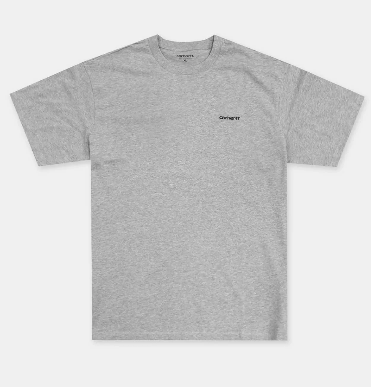 Carhartt WIP Script Embroidery T-Shirt in Grey Heather