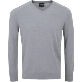 Carl Merino Sweater Grey Melange - 2024