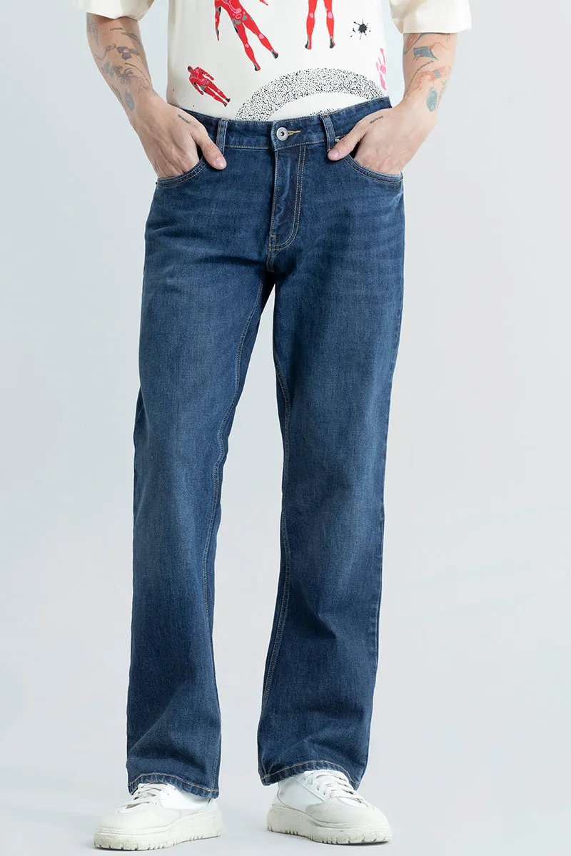 City Slicker Ink Blue Boot Cut Jeans