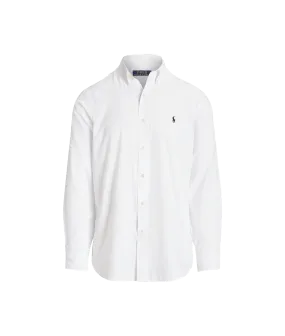 Classic Fit Performance Twill Shirt - White