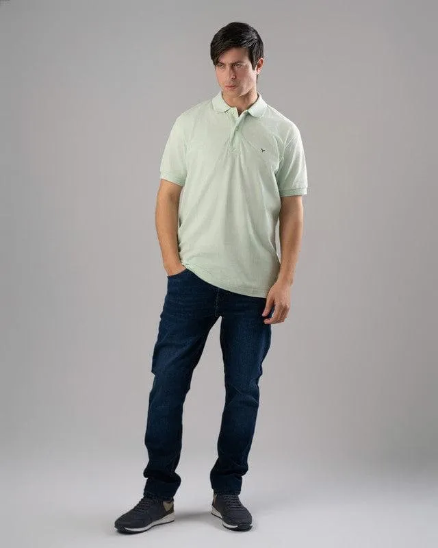 CLASSIC FIT PIQUE POLO SHIRT - MINT