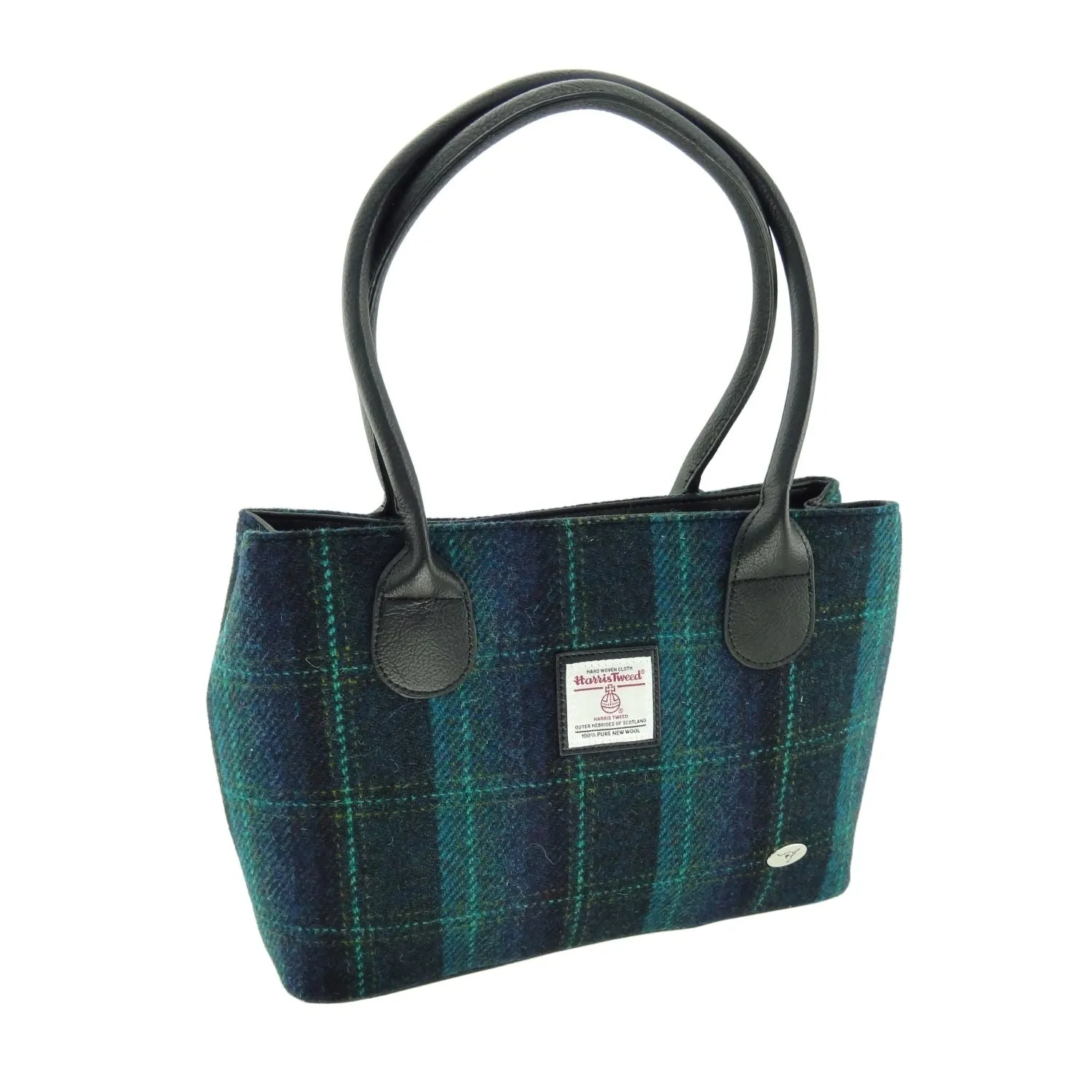 Classic Handbag 'Cassley' with Harris Tweed