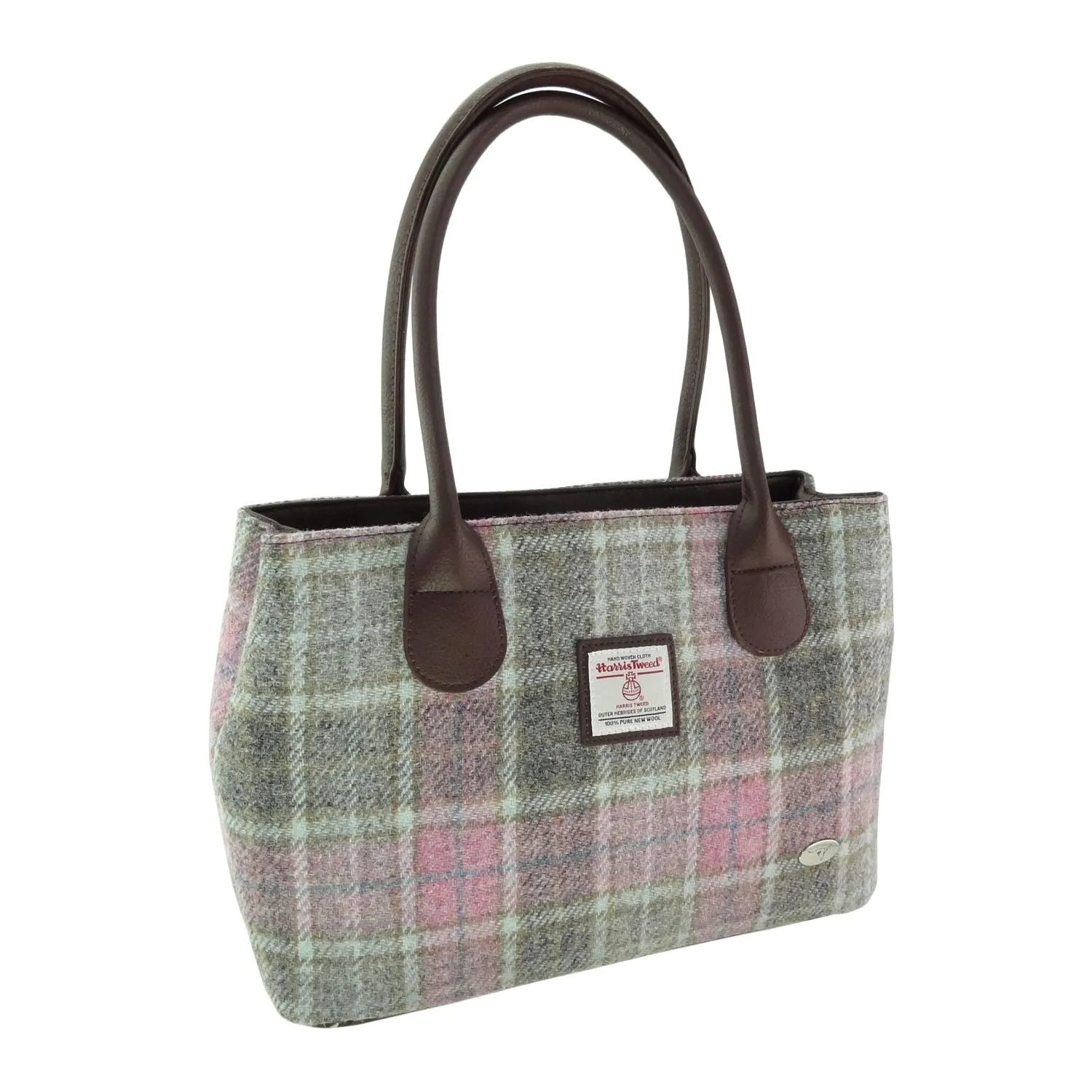 Classic Handbag 'Cassley' with Harris Tweed