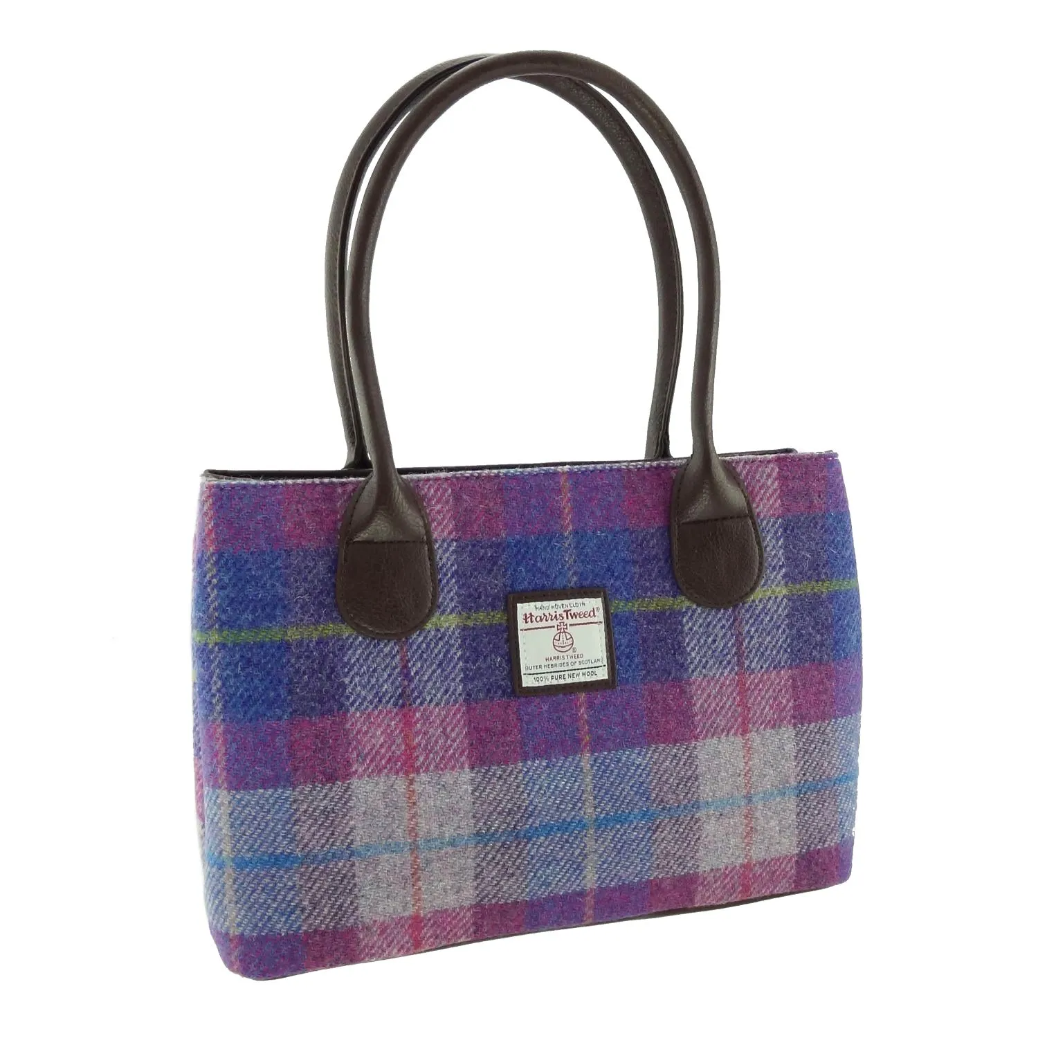 Classic Handbag 'Cassley' with Harris Tweed