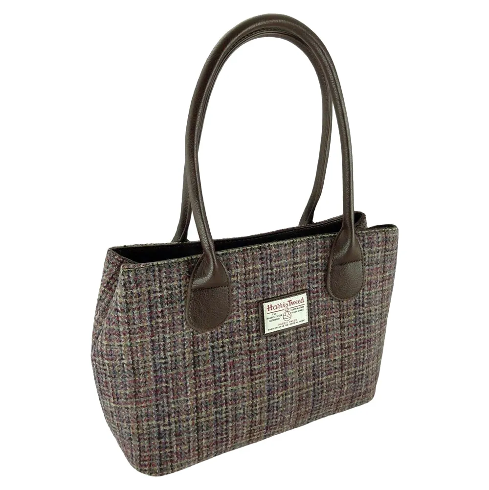 Classic Handbag 'Cassley' with Harris Tweed