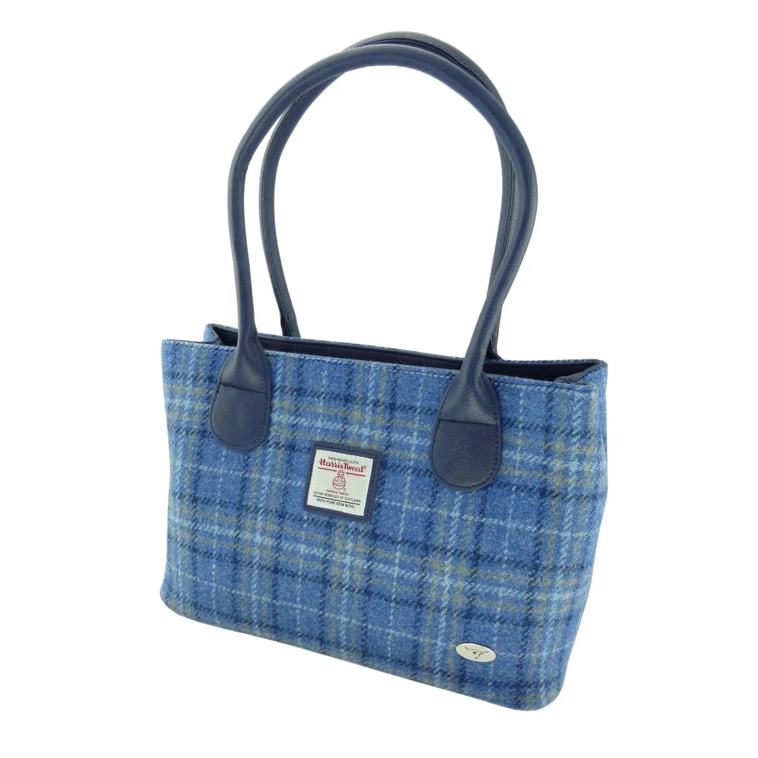 Classic Handbag 'Cassley' with Harris Tweed