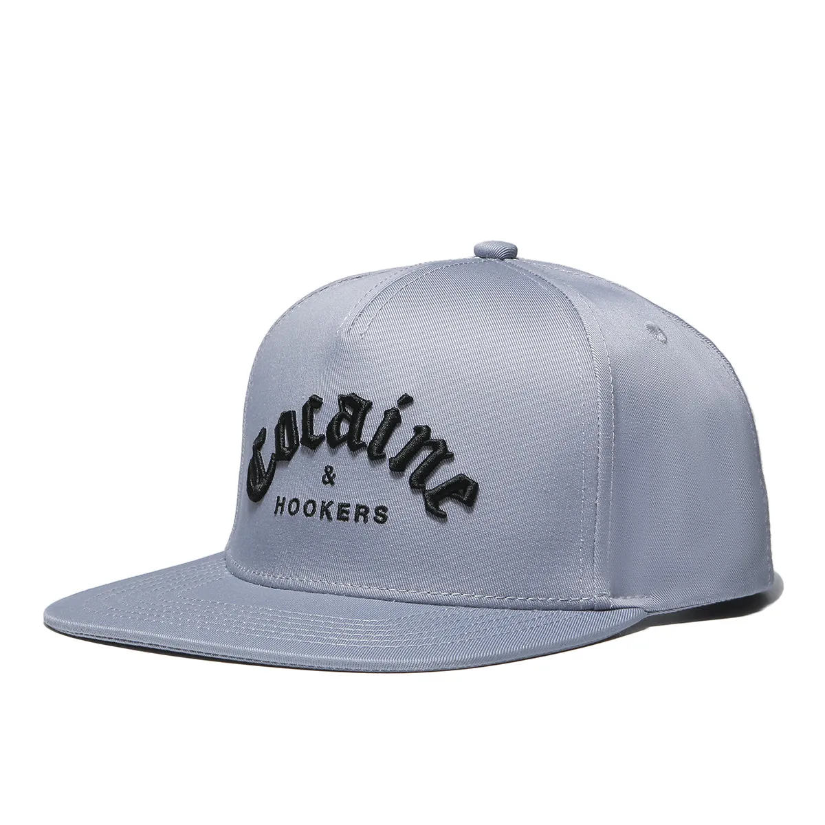 Cocaine & Hookers Grey SnapBack Golf Hat