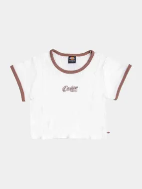 Dickies Women's Arlington Mini Tee - White