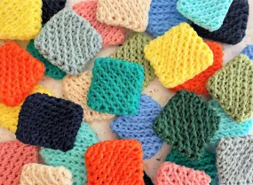 Dish Scrubbies, set of four- NEW COLORS