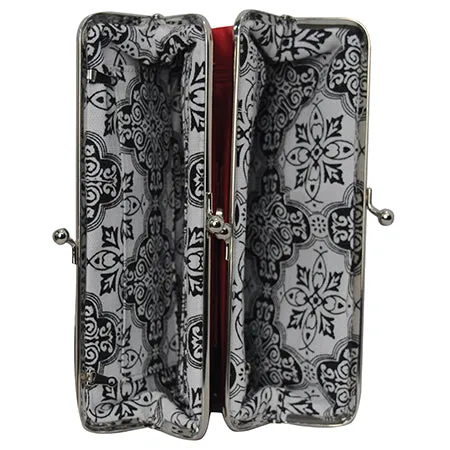 Double Frame Red NGIL Vintage Style Wallet