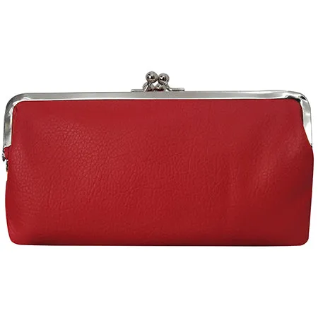 Double Frame Red NGIL Vintage Style Wallet