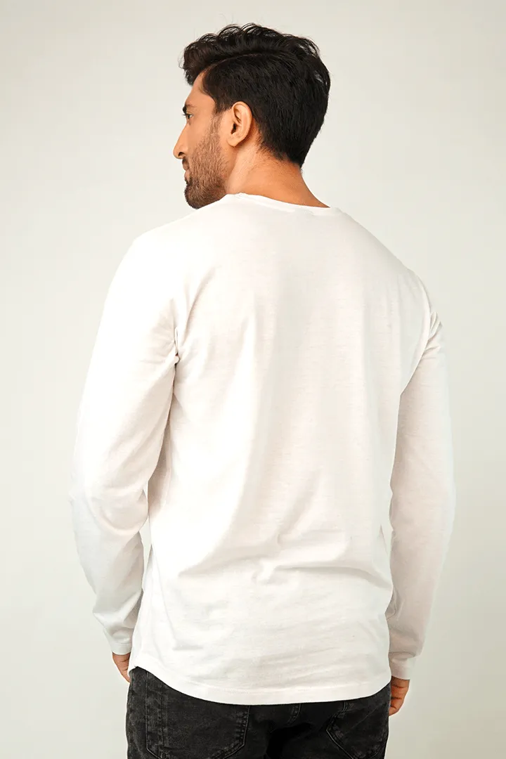 Dove V-Neck Full Sleeve T-Shirt