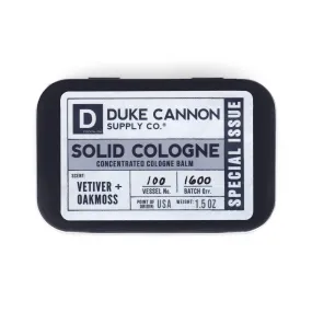 Duke Cannon Solid Cologne- Vetiver   Oakmoss