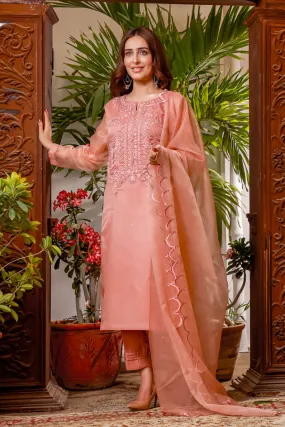 Embroidered Organza Luxury Pret 3pc Suit | KAIRA | S202193