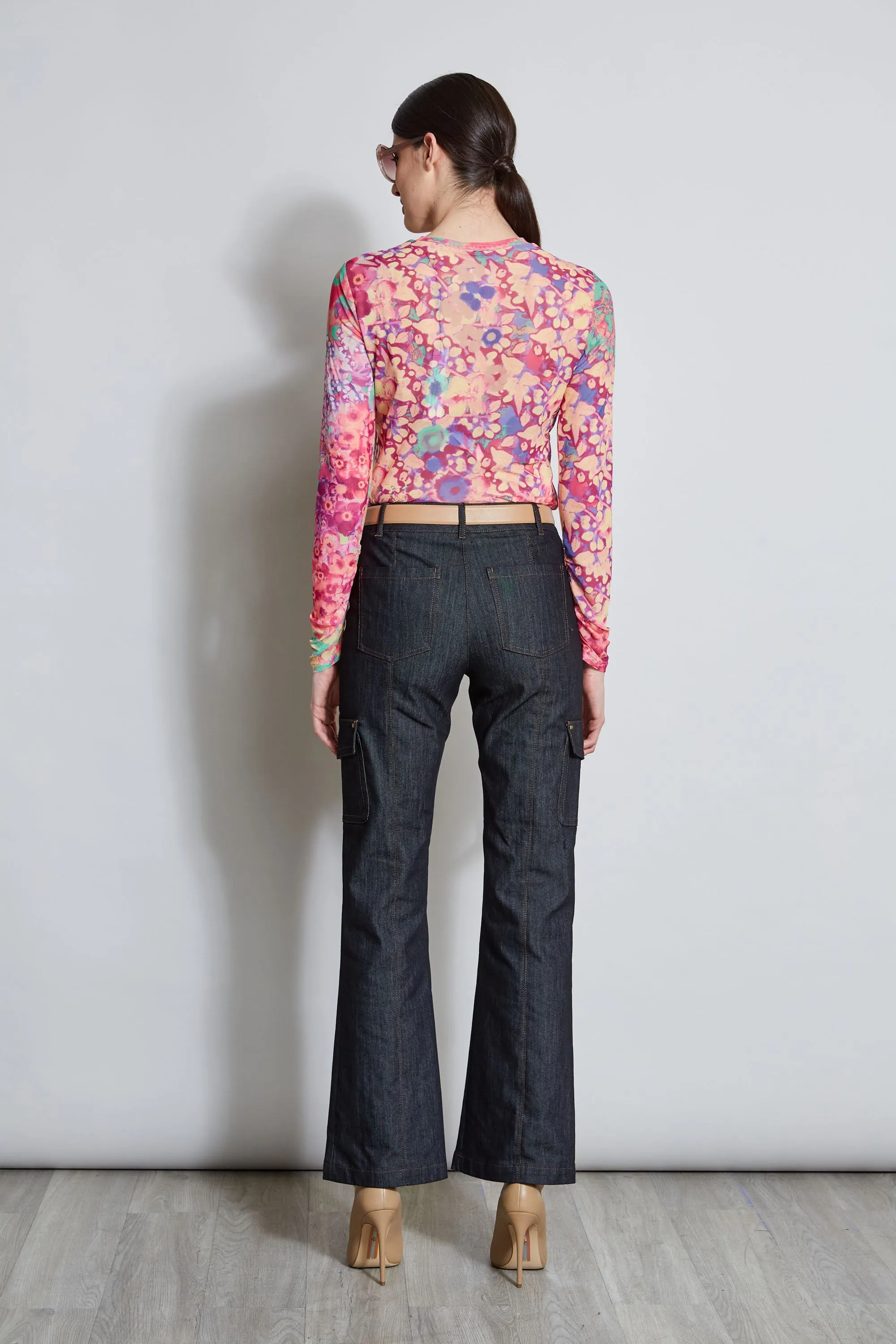 Field Floral Mesh Knit