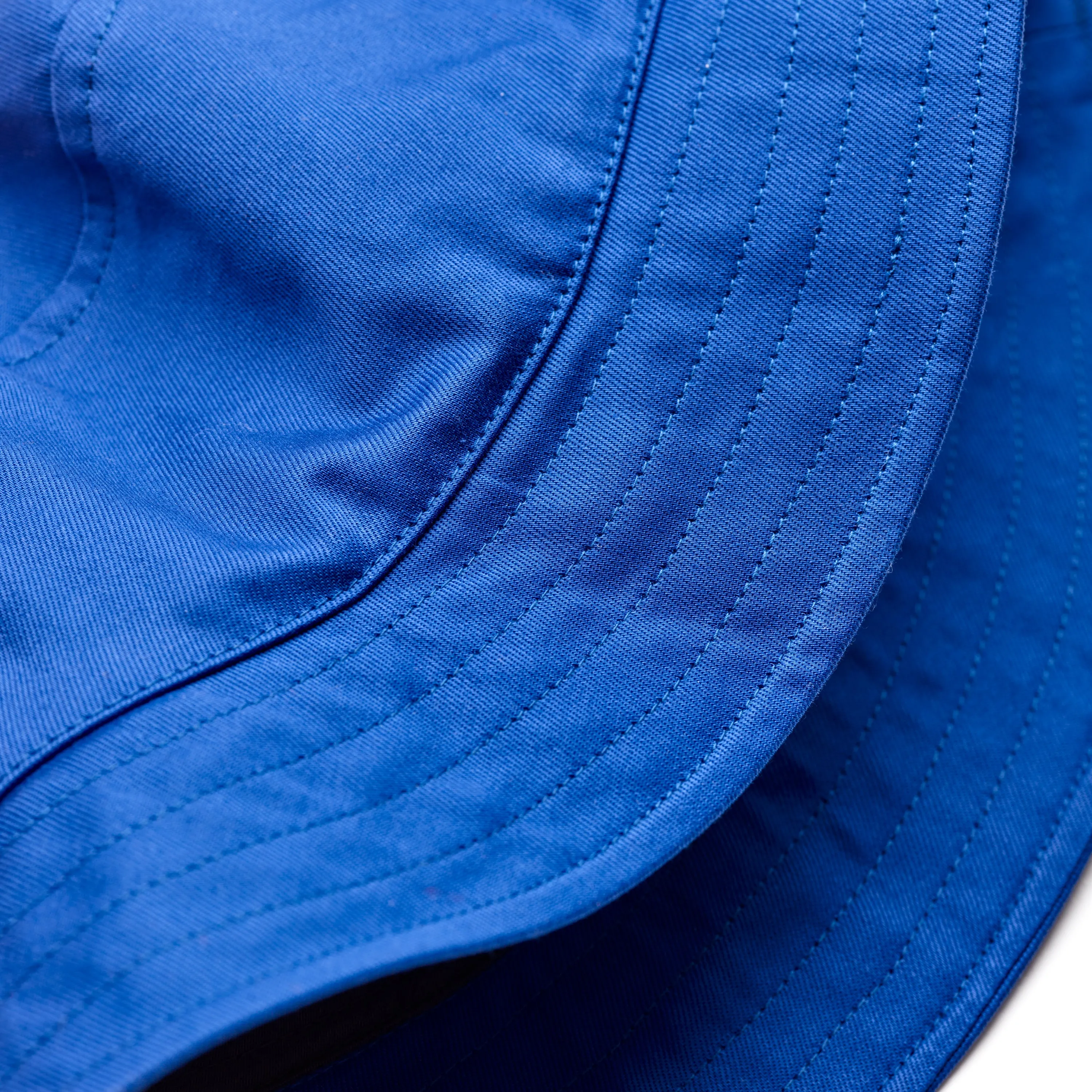 Fox Khaki Bucket Hat in Cobalt Blue