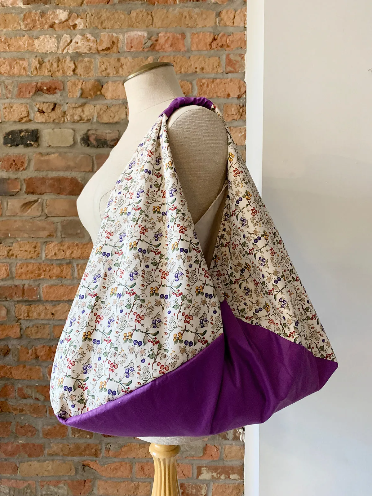 *Handmade* Origami bag | Market bag | Berries