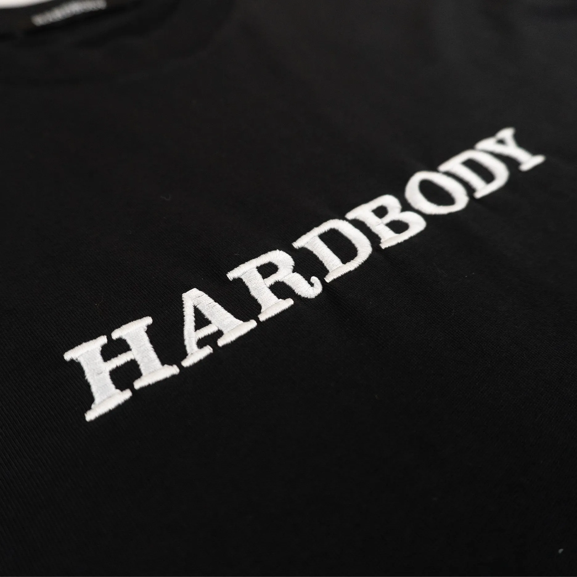 Hardbody Embroidered Premium Tee Black