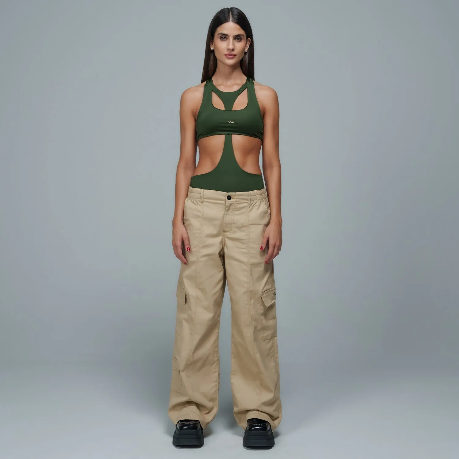 H.E.R. Straight Cargo Pants - Sand