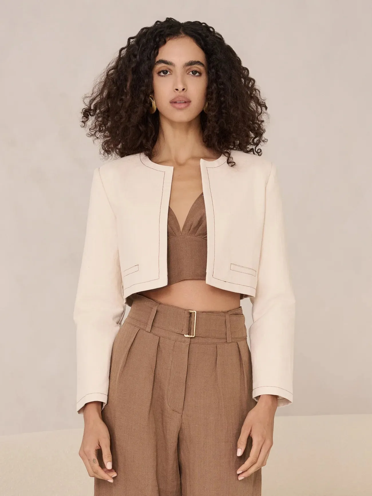 Hevron - Elle Jacket - Natural