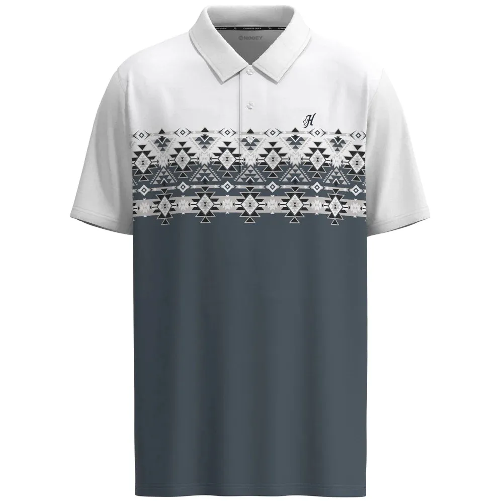 'Hooey' Men's The Weekender Polo - White / Blue