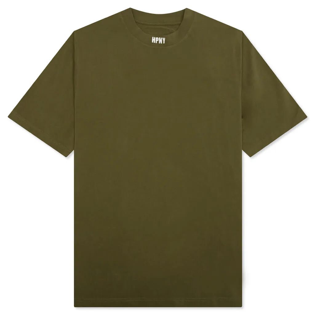 HPNY Emblem S/S Tee - Dark Olive