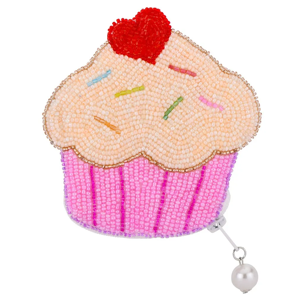 Iscream Cupcake Beaded Purse