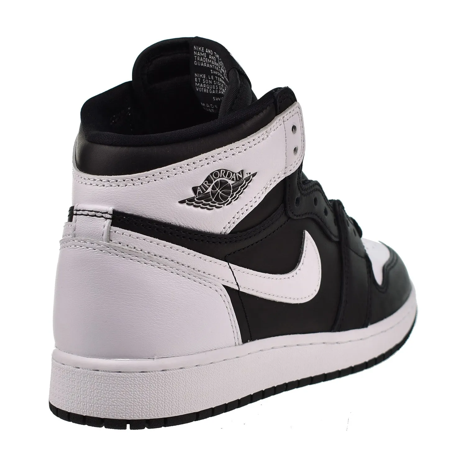 Jordan 1 Retro High OG (GS) Big Kids' Shoes Black-White