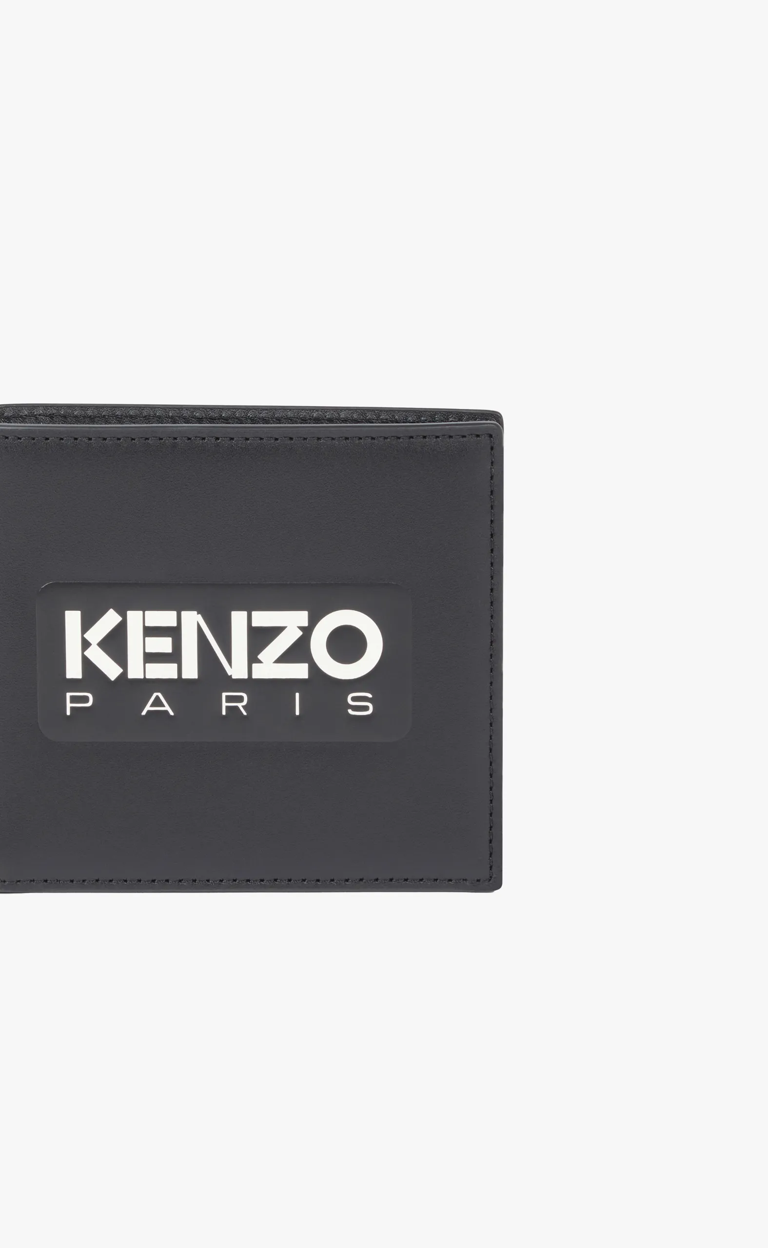 KENZO EMBOSS FOLD BLACK WALLET